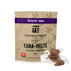 Cara-Melts THC Gummy Candy Package from Doctor Dutch Online Cannabis Dispensary Canada