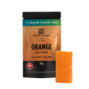 Orange THC Gummy Candy Package from Doctor Dutch Online Cannabis Dispensary Canada