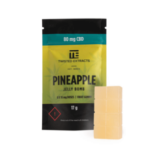 Pineapple THC Gummy Candy Package from Doctor Dutch Online Cannabis Dispensary Canada