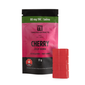 Cherry THC Gummy Candy Package from Doctor Dutch Online Cannabis Dispensary Canada