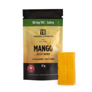 Mango THC Gummy Candy Package from Doctor Dutch Online Cannabis Dispensary Canada