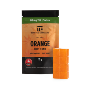 Orange THC Gummy Candy Package from Doctor Dutch Online Cannabis Dispensary Canada