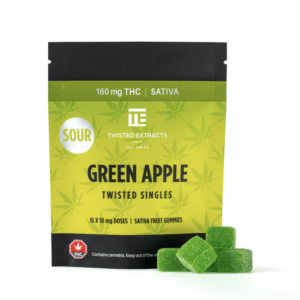 Green Apple THC Gummy Candy Package from Doctor Dutch Online Dispensary Canada