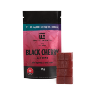 Black Cherry THC Gummy Candy Package from Doctor Dutch Online Dispensary Canada