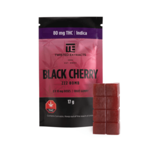 Black Cherry THC Gummy Candy Package from Doctor Dutch Online Dispensary Canada