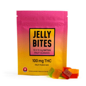 Jelly Bites 100mg Sativa Fruit Punch Mix